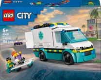 Konstruktorius LEGO® City Greitosios pagalbos automobilis 60451, 184 vnt.