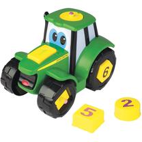  Žaislinis traktorius John Deere Johnny Tractor 46654, žalia sp.