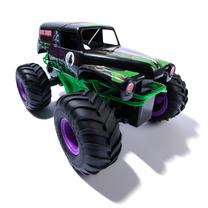  Žaislinis keturratis Monster Jam Smash&Bash Grave Digger 6072500, juoda sp./žalia sp.