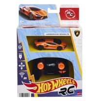  Rc automobilis Mattel Hot Wheels Lamborhini Ravuelto HWW55, juoda sp./oranžinė sp.