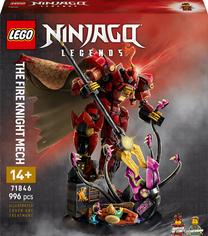 Konstruktorius LEGO® Ninjago Ugnies riteris-robotas 71846, 996 vnt.
