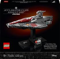Konstruktorius LEGO® Star Wars Acclamator klasės atakos erdvėlaivis 75404, 450 vnt.