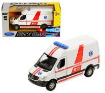  Žaislinis greitosios pagalbos automobilis City Duty Ambulance 300562775_43, balta sp./raudona sp.