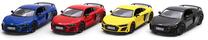  Žaislinių automobilių rinkinys Kinsmart 2020 Audi R8 Coupé