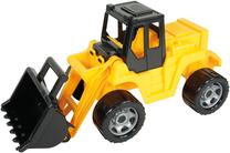  Žaislinis ekskavatorius Lena Maxi Shovel Loader 2018, sidabro sp.