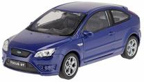  Žaislinis automobilis Welly Ford Focus ST, 1:34, mėlyna sp.
