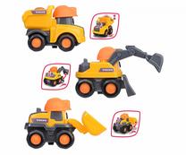  Statybos transporto priemonės Simba ABC Builder Team 204112010, geltona sp./juoda sp.