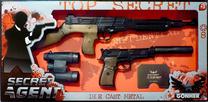 Komplektas Gonher Secret Agent Set Ruda sp./Juoda sp.