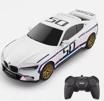  Rc automobilis Rastar 3.0 CSL, 1:24, balta sp.