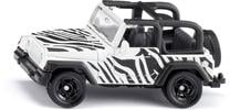  Žaislinis visureigis Siku Jeep Wrangler Safari S1546, balta sp./juoda sp.