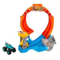 Automobilių trasa Mattel Hot Wheels Monster Trucks Shark Smash JFR08, įvairių spalvų