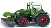  Žaislinis traktorius Siku Fendt 942 Vario Wth Front Mower 2000, juoda sp./žalia sp.