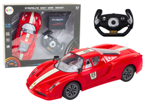  Rc automobilis Lean Toys Streamline, 1:16, raudona sp.