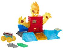 Automobilių trasa Mattel Hot Wheels Monster Trucks Power Smashers 5Alarm Torch Tower Takedown, įvairių spalvų