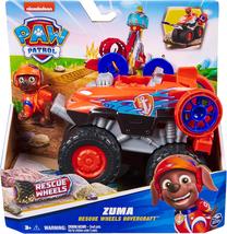  Transporto priemonė su figūrėle Paw Patrol Zuma Rescue Wheels Hovercraft 6069332, juoda sp./oranžinė sp.