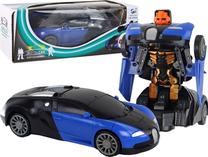 Transformeris Lean Toys Super Car Deformation, mėlyna sp.