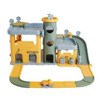 Automobilių stovėjimo aikštelė Viking Toys Re-Line, geltona sp./žalia sp.