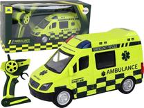  Žaislinis greitosios pagalbos automobilis Lean Toys Emergency Rescue, geltona sp.
