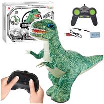 RC dinozauras Lean Toys Dinosaur World, 19 cm, žalia sp.
