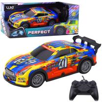  Rc lengvasis automobilis Lean Toys Perfect, mėlyna sp./geltona sp.