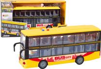  Žaislinis autobusas Lean Toys City Series Traffic, 1:16, geltona sp.