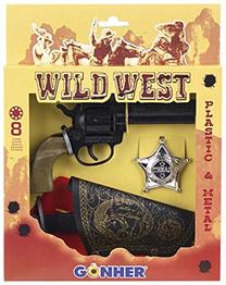 Komplektas Gonher Wild West Ruda sp./Sidabro sp./Juoda sp.