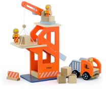  Statybos aikštelė VIGA Crane Lift w/Dumper 51616, ruda sp./oranžinė sp.