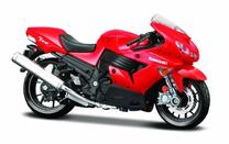  Žaislinis motociklas Maisto Kawasaki Ninja ZX -14 10881317, 1:18, raudona sp.