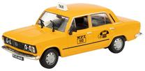  Žaislinis taksi automobilis Daffi Fiat 125P B-272, 1:43, geltona sp.