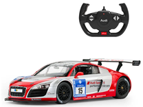  Rc automobilis Rastar R8 LMS LT6025, balta sp./raudona sp.