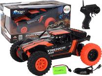  Rc automobilis Lean Toys, 1:24, juoda sp./oranžinė sp.