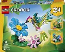 Konstruktorius LEGO® Creator 3 in 1 Laukiniai gyvūnai: spalvingas kolibris 31384, 312 vnt.