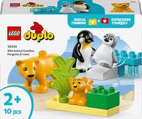 Konstruktorius LEGO® DUPLO® Town Laukinių gyvūnų šeimos: pingvinai ir liūtai 10442, 10 vnt.