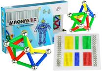 Magnetinis konstruktorius Magnastix, 188 vnt., įvairių spalvų