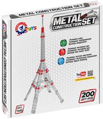 Konstruktorius Technok Metal Set Eifelio bokštas 7440, 200 vnt., sidabro sp.