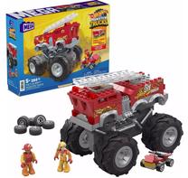 Konstruktorius Mattel Mega Bloks Hot Wheels 5-Alarm Fire Truck HHD19, 284 vnt.