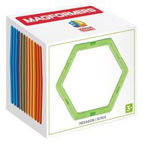 Konstruktorius Magformers Šešiakampiai 713015, 12 vnt.