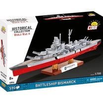 Konstruktorius Cobi Historical Collection Battleship Bismarck 4854, 590 vnt., įvairių spalvų
