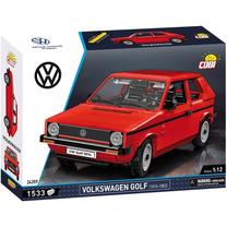 Konstruktorius, automobilis Cobi Volkswagen Golf 24359, 1533 vnt., raudona sp.