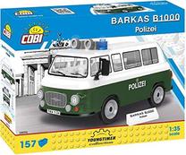 Konstruktorius Cobi Youngtimer Collection Barkas B1000 policijos mikroautobusas 24596, 157 vnt.