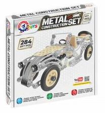 Konstruktorius, automobilis Technok Metal Retro Car 4821, 284 vnt., sidabro sp.