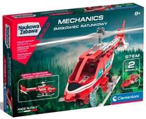 Konstruktorius Clementoni Mechanics Laboratory Rescue Helicopter 50753, 160 vnt., raudona sp.