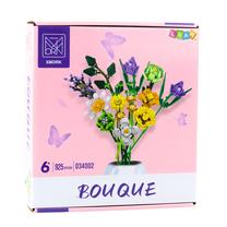 Konstruktorius Lean Toys Decorative Bouquet, 925 vnt., įvairių spalvų