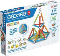 Magnetinis konstruktorius Geomag Magnetic Blocks Supercolor G384, 60 vnt.