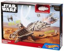 Konstruktorius, kosminis erdvėlaivis Mattel Hot Wheels Star Wars Escape From Jakku, ruda sp.