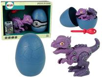 Konstruktorius Lean Toys Dinosaurs Stigimolochas su kiaušiniu