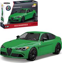 Konstruktorius, automobilis Cobi Alfa Romeo Giulia Quadrifoglio 24605, 90 vnt., žalia sp.