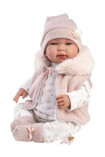 Lėlė - kūdikis Llorens 84486, 44 cm, rožinė sp.