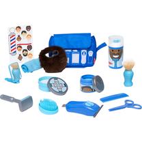Rinkinys vaidmenų žaidimui, vyrų kirpykla Melissa & Doug, mėlyna sp.