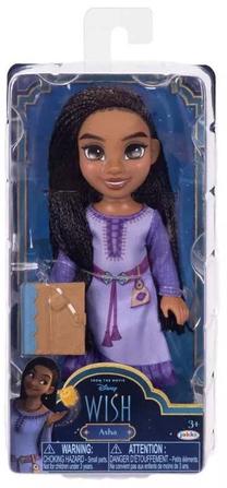 Lėlė - pasakos personažas Disney Princess Wish Asha, 16 cm, violetinė sp.